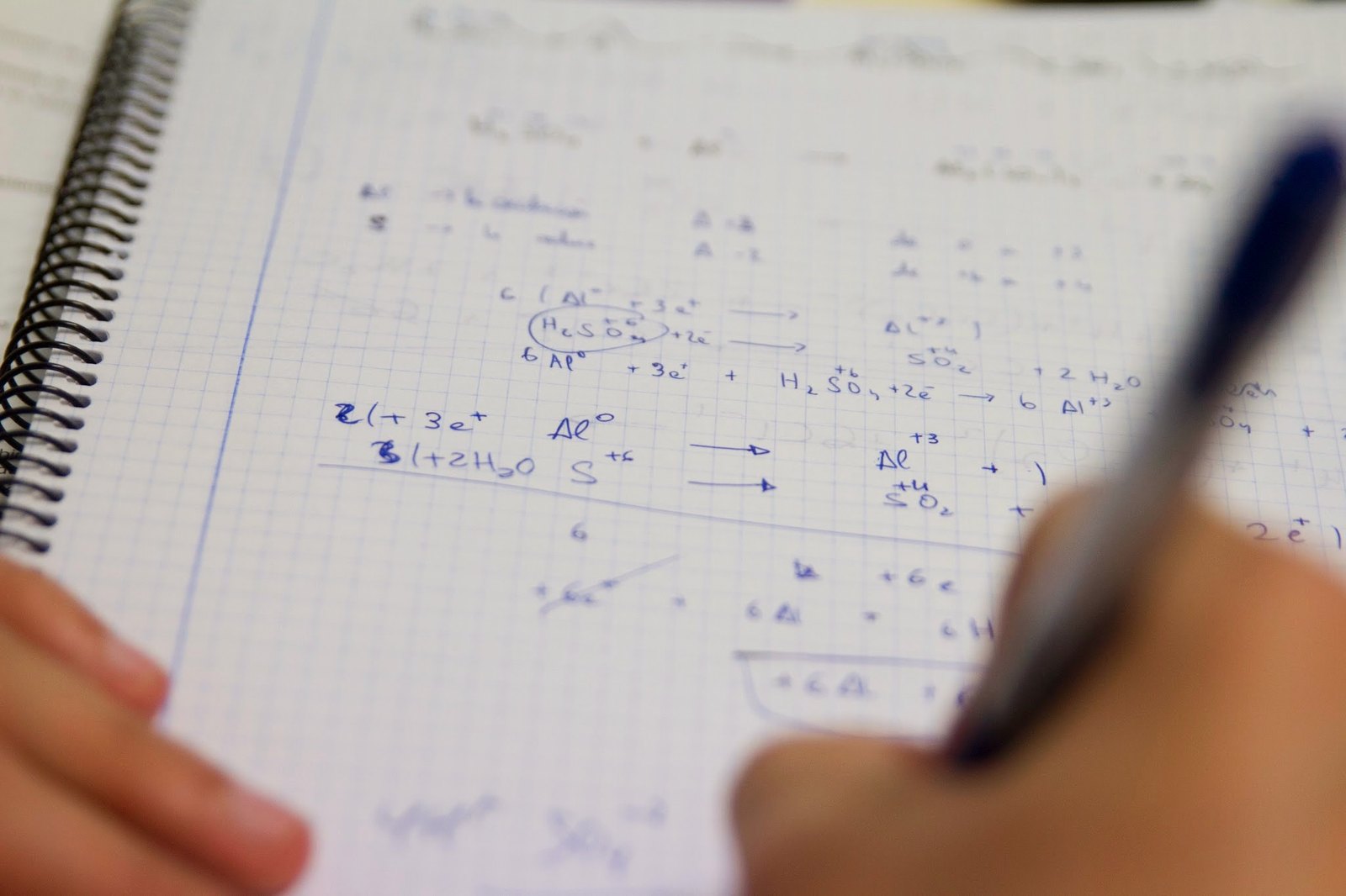Ejercicios resueltos en el cuaderno