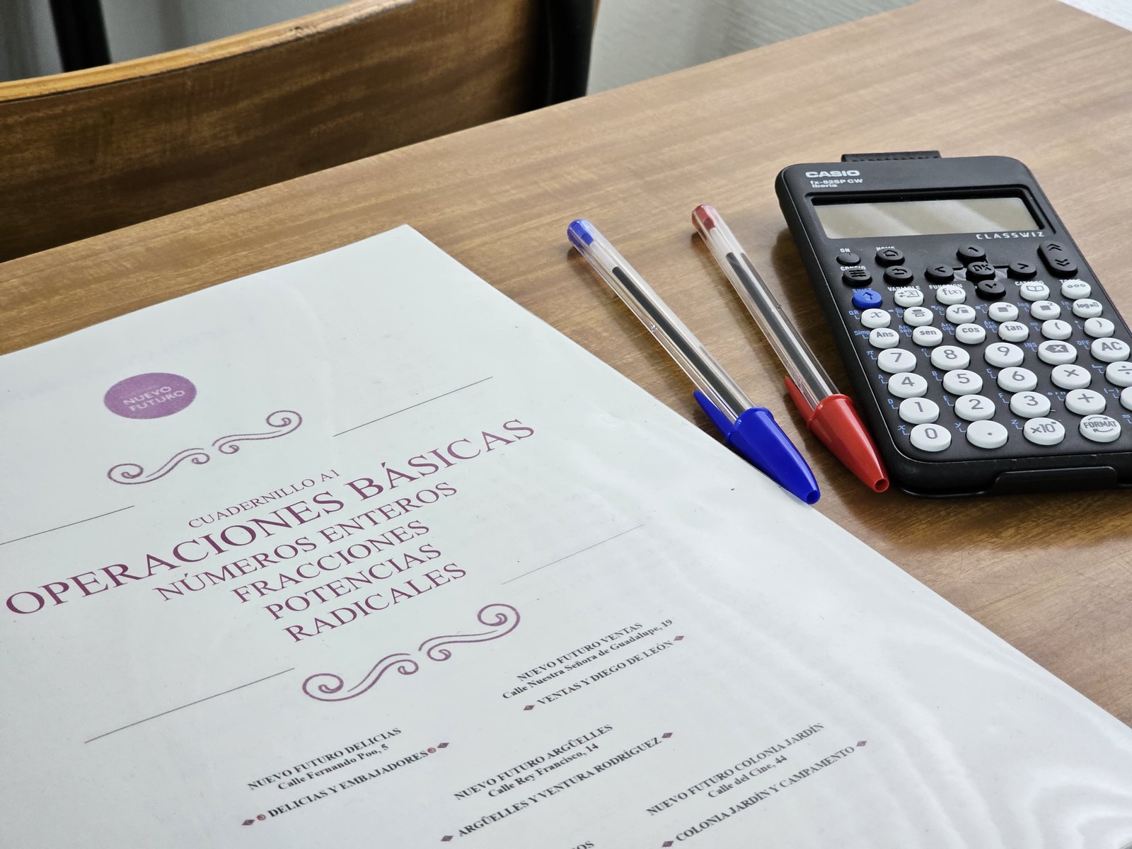 Cuadernillo de operaciones básicas de la academia